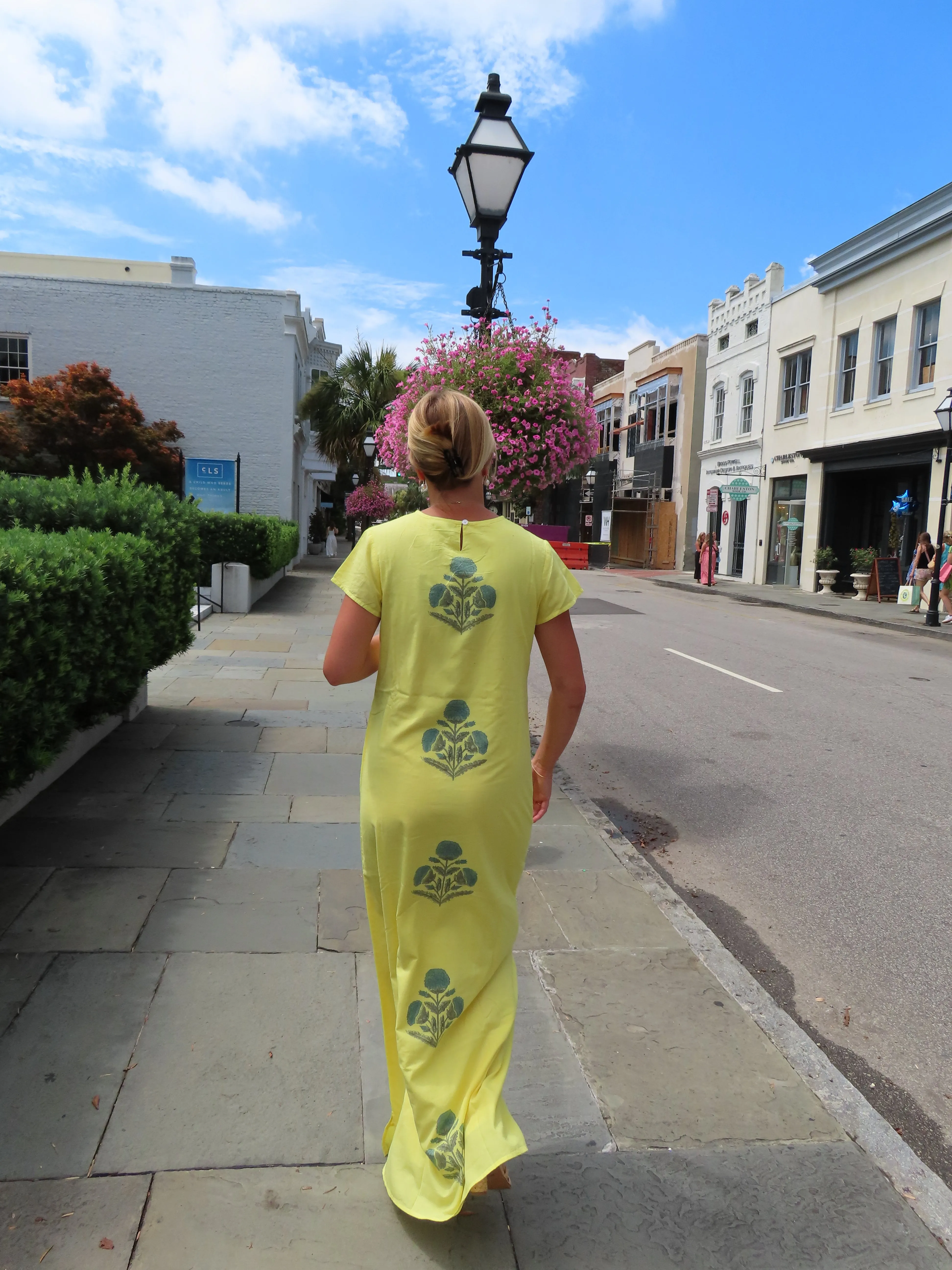 Anne Maxi Dress Yellow Milos