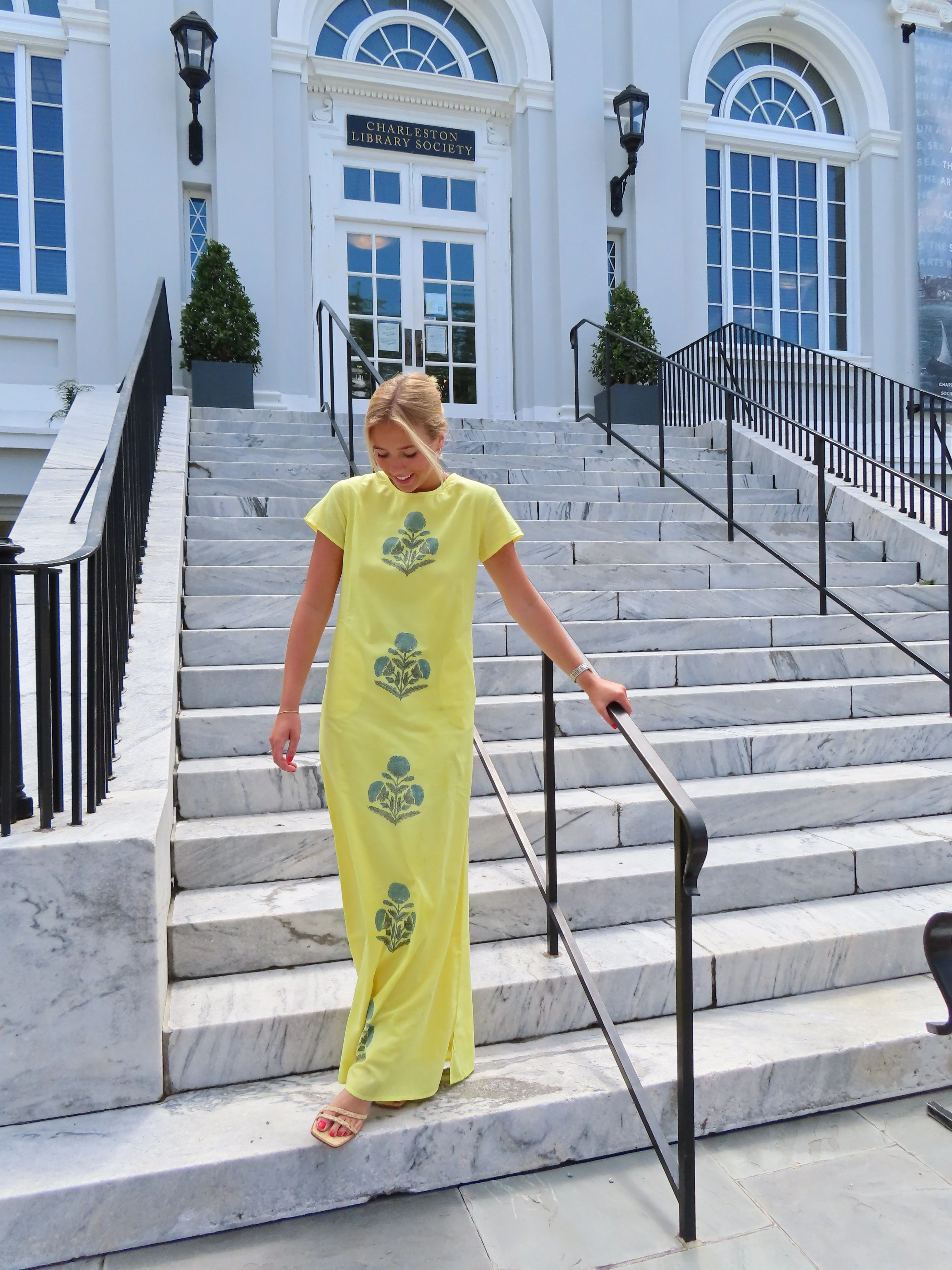 Anne Maxi Dress Yellow Milos