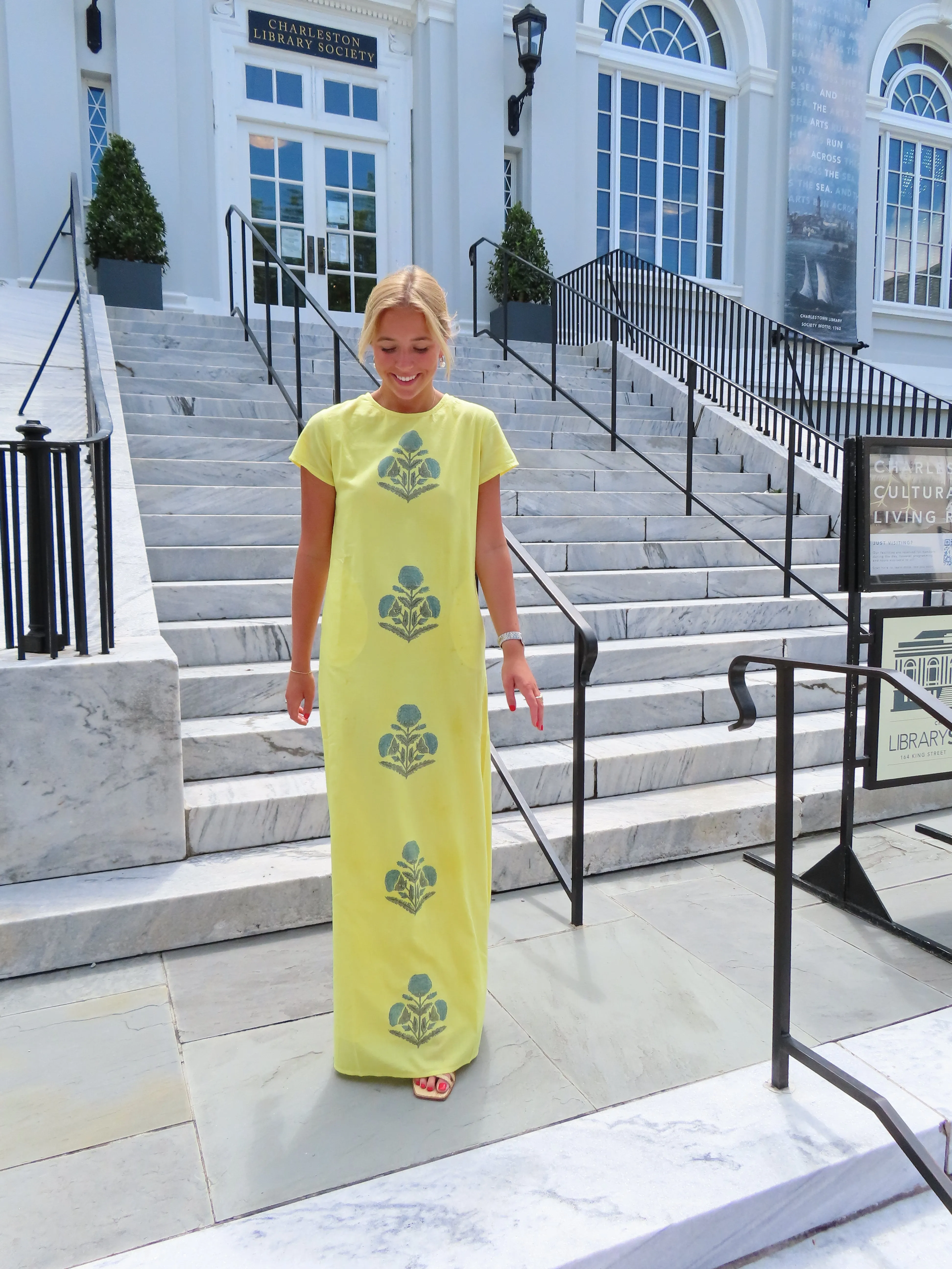Anne Maxi Dress Yellow Milos