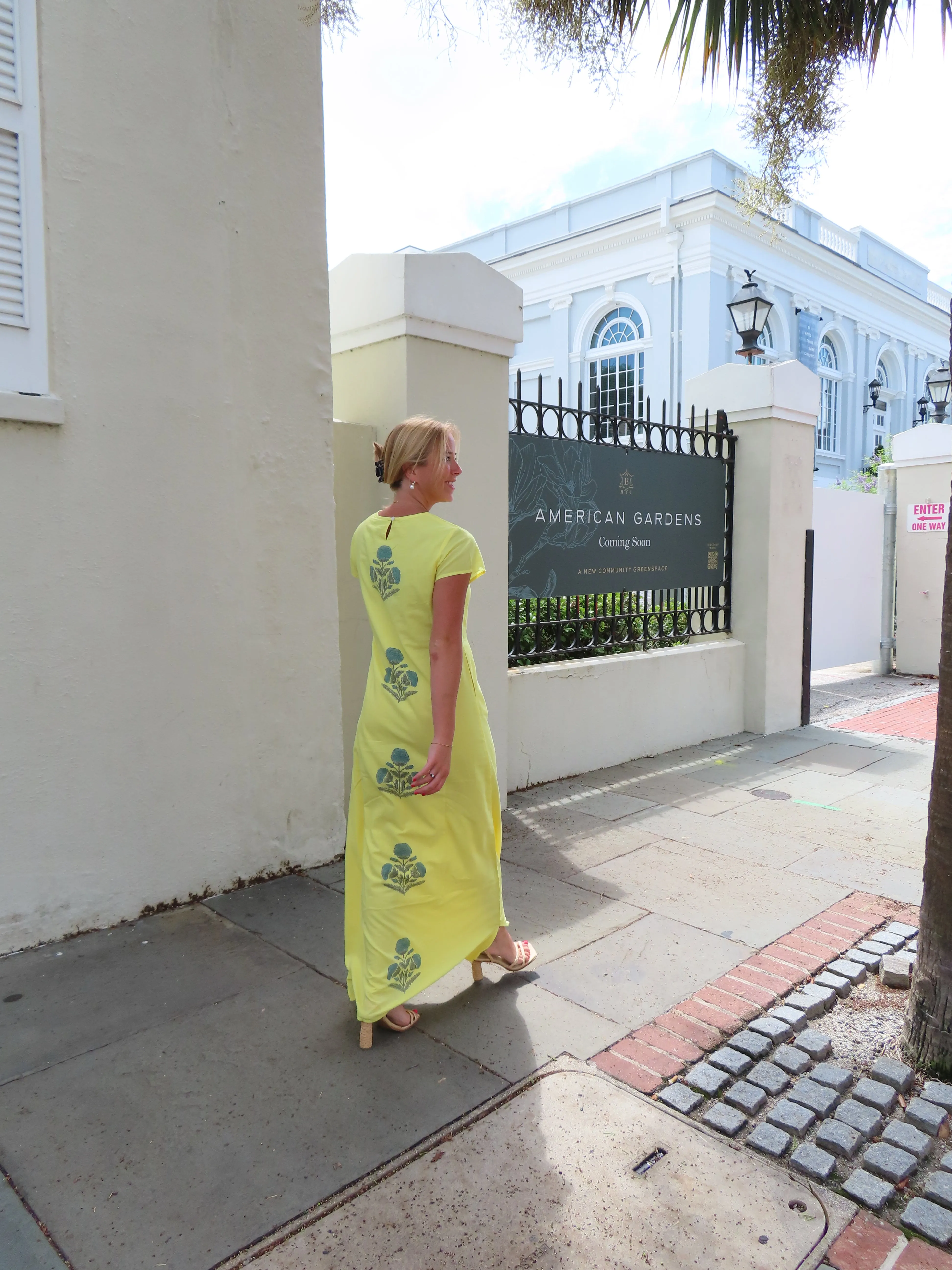 Anne Maxi Dress Yellow Milos