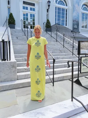 Anne Maxi Dress Yellow Milos