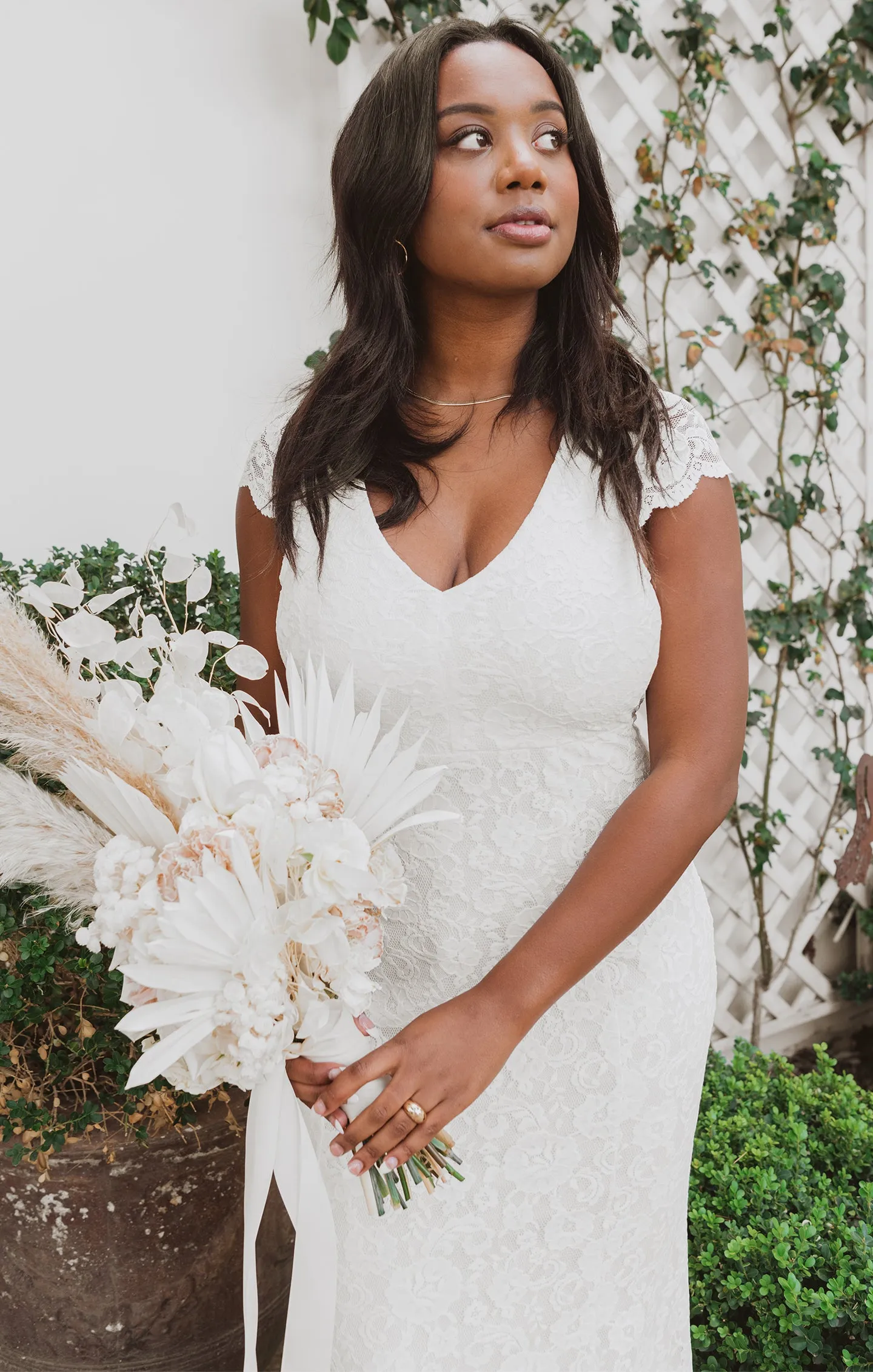 Brooke Maxi Dress ~ White Forever Lace