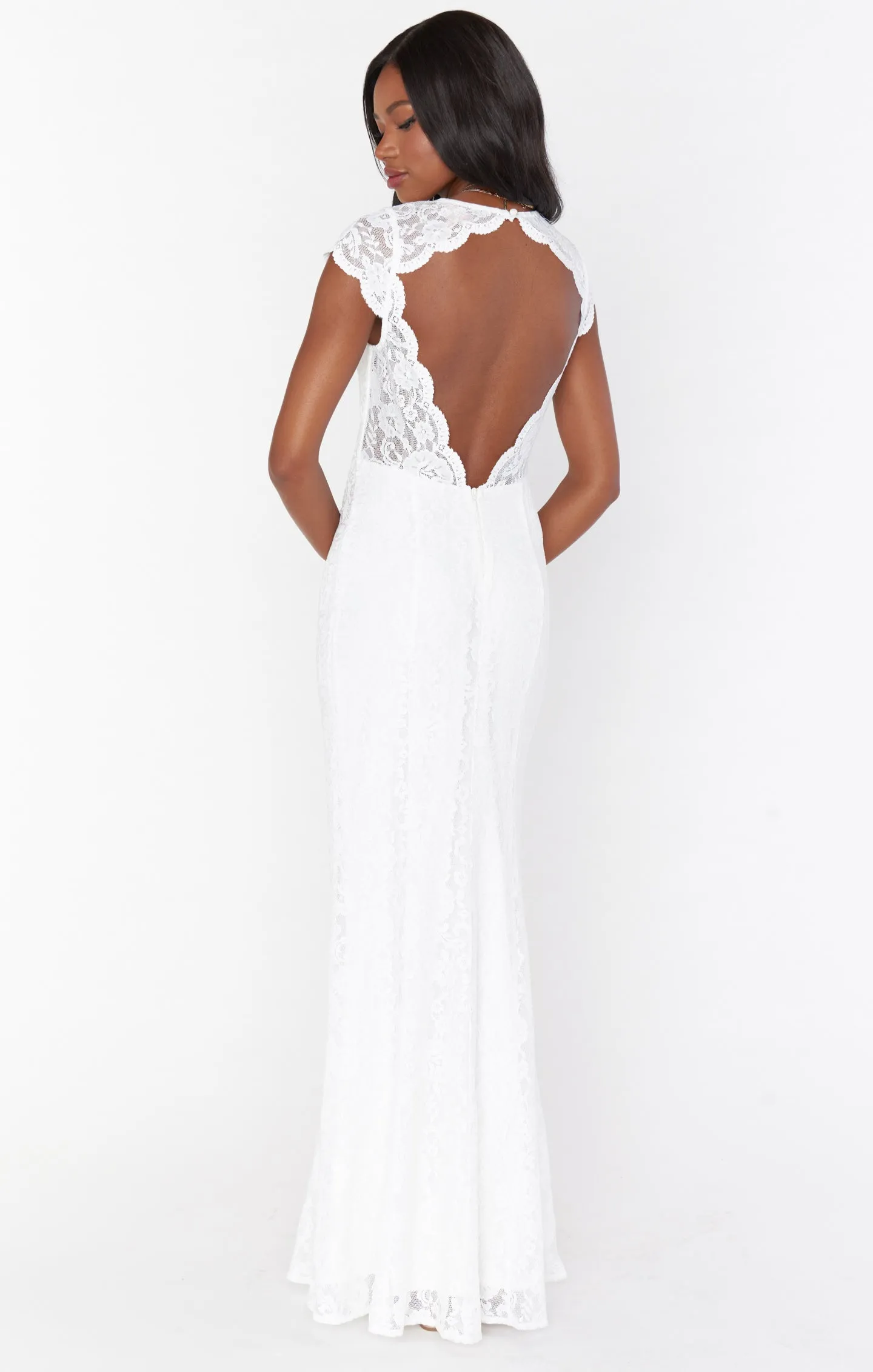 Brooke Maxi Dress ~ White Forever Lace
