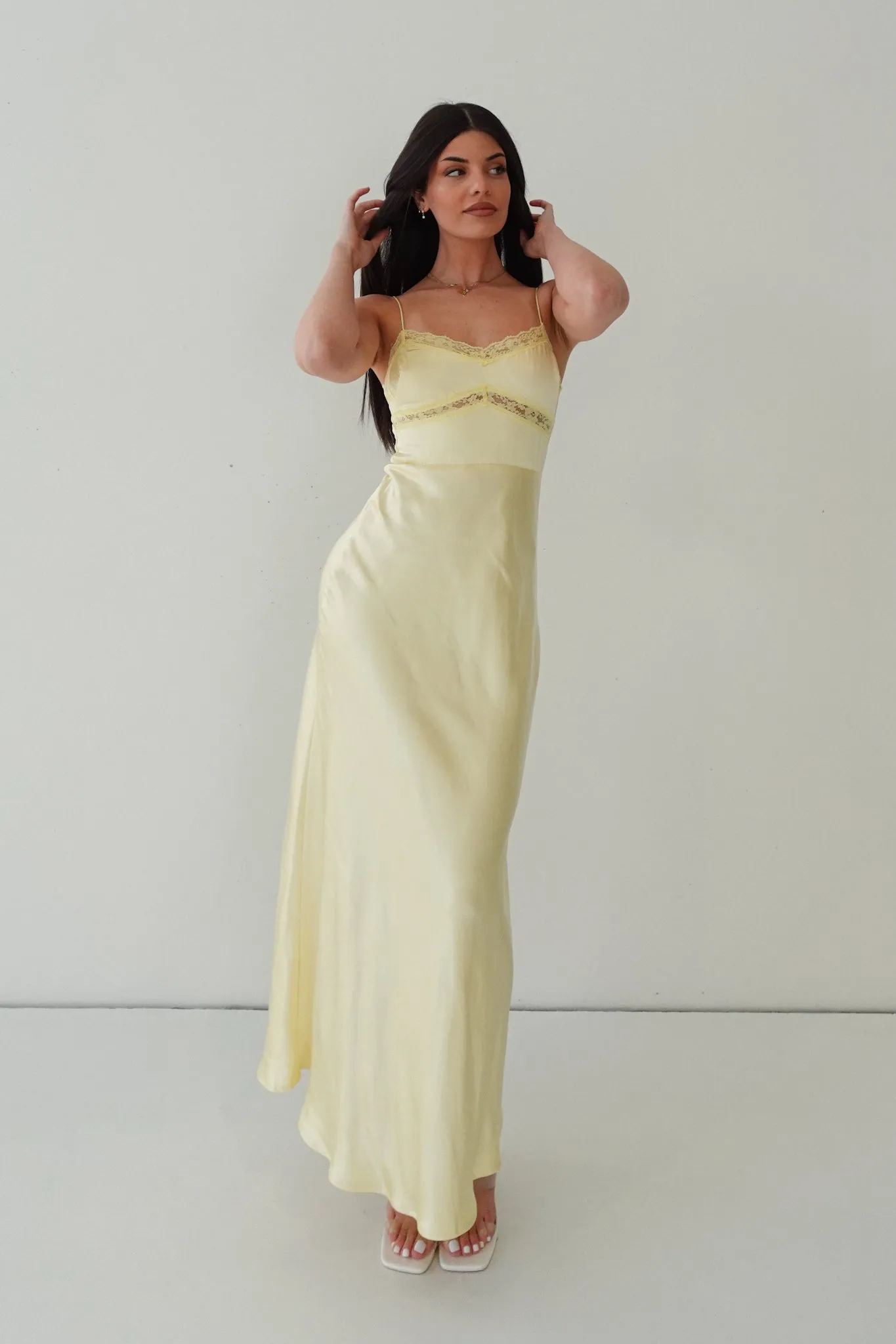 Felicity Maxi Dress - Lemon