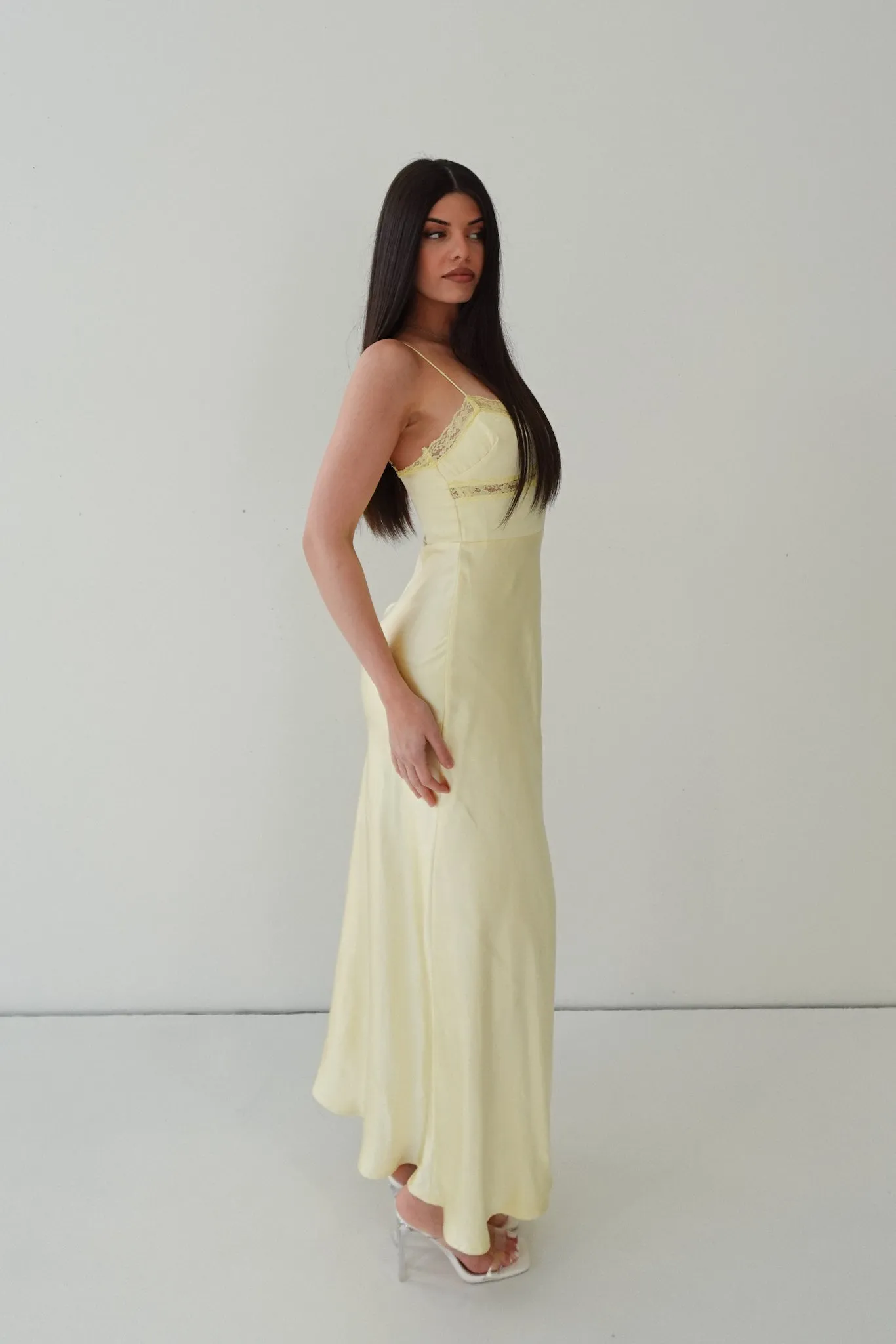 Felicity Maxi Dress - Lemon