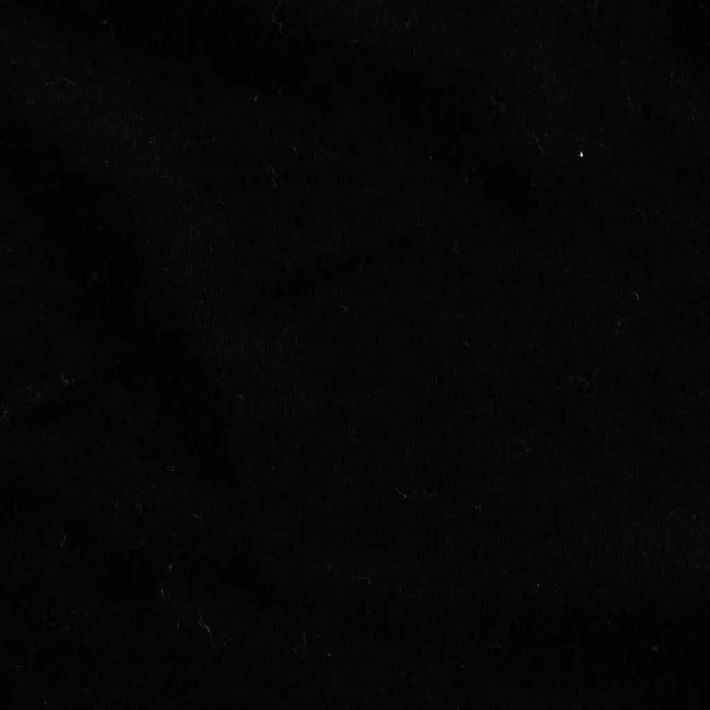 LA FINCH Cotton Spandex Solid Black Jersey 10 oz Knit-Sold by the yard